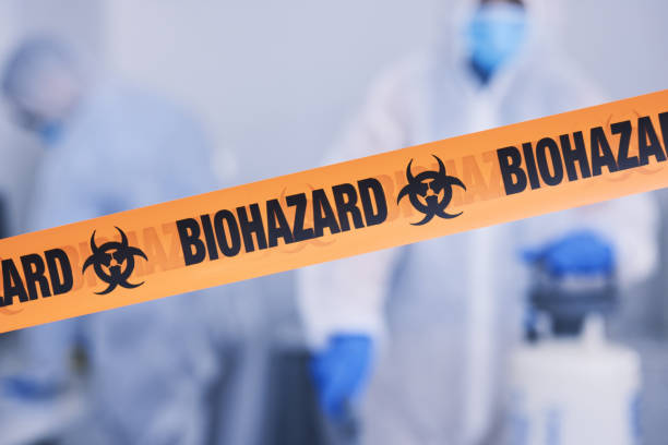 Professional Blood Cleanup technician working in Severn, MD